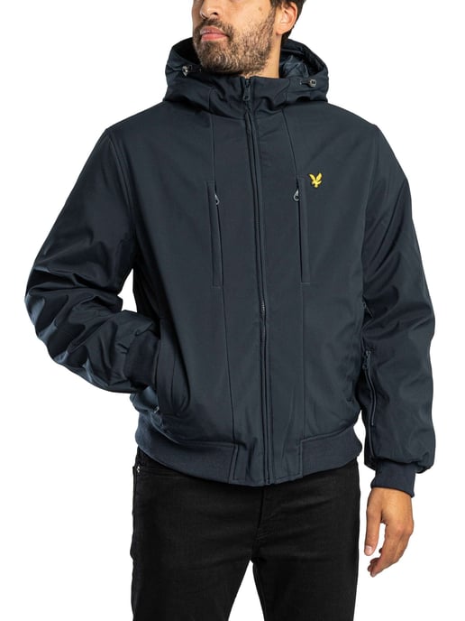 Lyle & Scott Wattierte Softshelljacke, Blau - Image 2