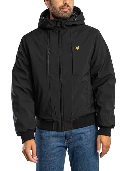 Lyle & Scott Wattierte Softshelljacke, Schwarz - Image 2