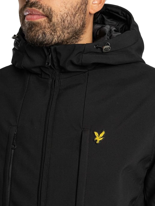 Lyle & Scott Wattierte Softshelljacke, Schwarz - Image 5