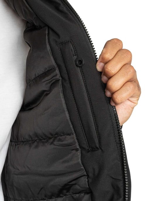 Lyle & Scott Wattierte Softshelljacke, Schwarz - Image 6