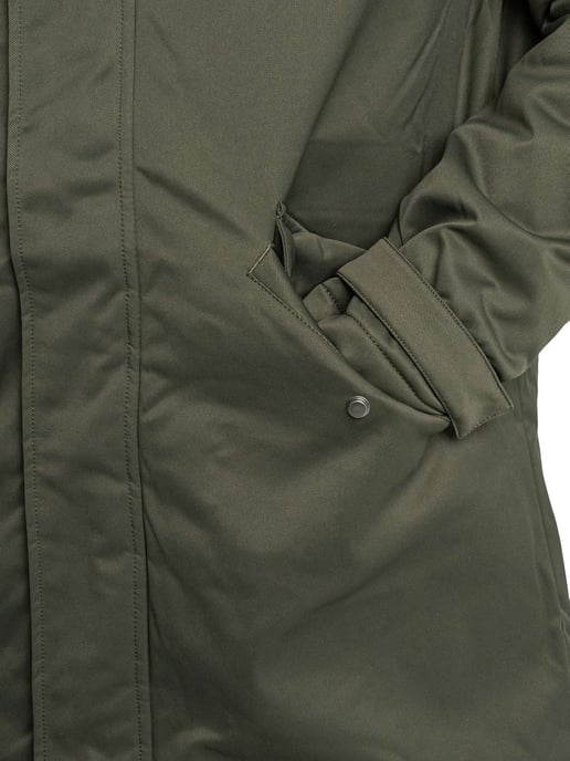 Lyle & Scott Wattierte Fishtail-Parkajacke, Grün - Image 4