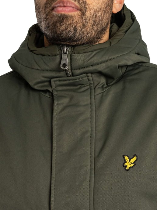 Lyle & Scott Wattierte Fishtail-Parkajacke, Grün - Image 5