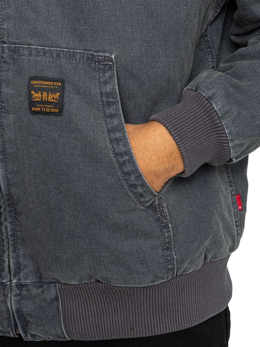 Levi's Potrero Jeans-Kapuzenjacke, Grau - Image 4