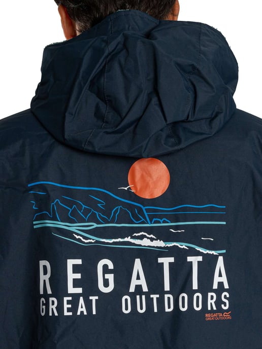 Regatta Wasserdichter Wickelmantel, Blau - Image 4