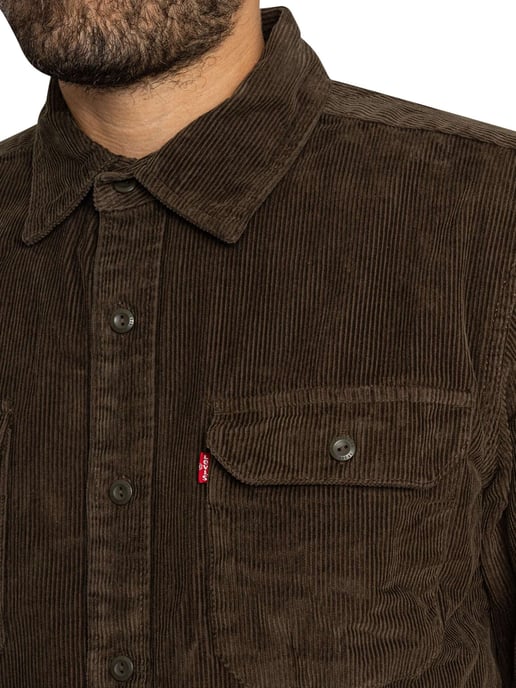 Levi's Klassisches Arbeiterhemd, Braun - Image 4