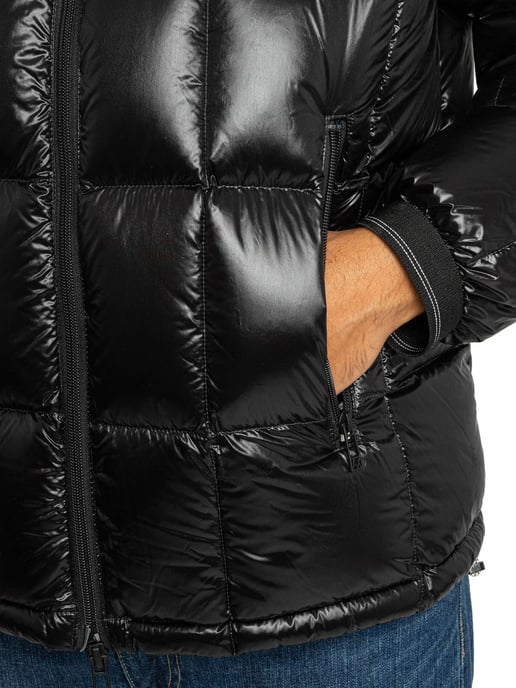 Armani Exchange Abzeichen-Steppjacke, Schwarz - Image 4