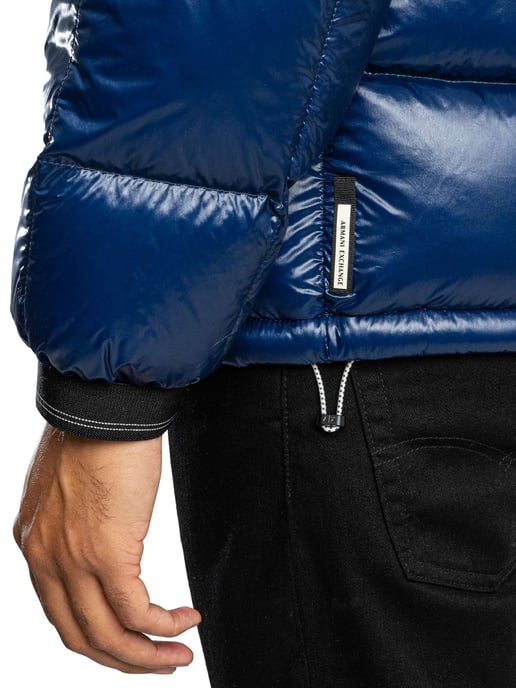 Armani Exchange Abzeichen-Steppjacke, Blau - Image 6