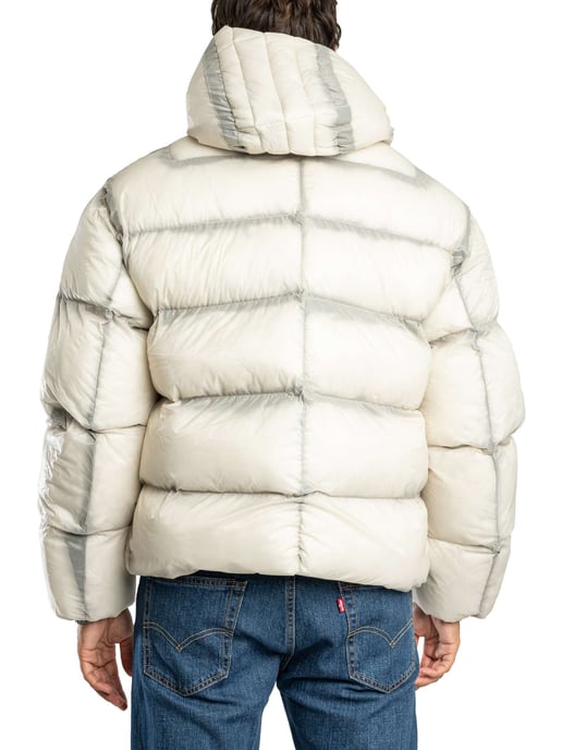 Lyle & Scott Durchsichtige Steppjacke, Beige - Image 3