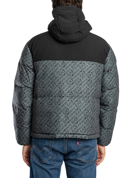 EA7 Mountain Polar Jacke Mit Logowiederholung, Grün - Image 3
