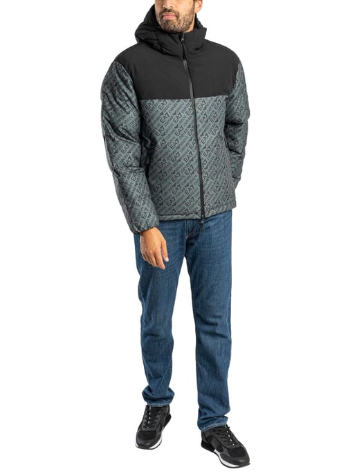 EA7 Mountain Polar Jacke Mit Logowiederholung, Grün - Image 6