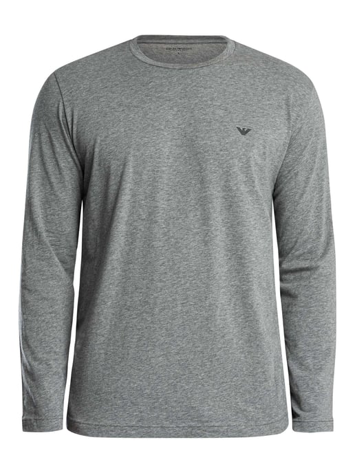 Emporio Armani Jersey-Langarmpyjama-Set, Blau - Image 6