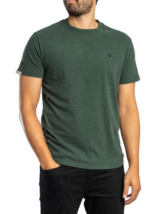 Superdry Essentielles SDCO-Logo EMB-T-Shirt, Grün - Image 2