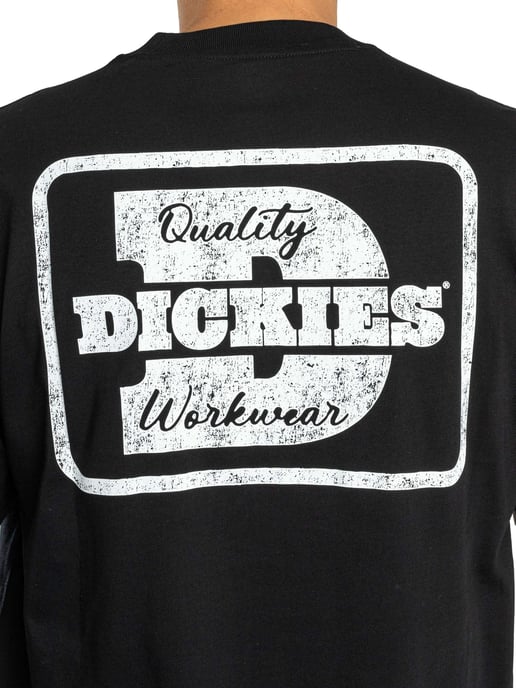Dickies Minden T-Shirt Mit Rückendruck, Schwarz - Image 6