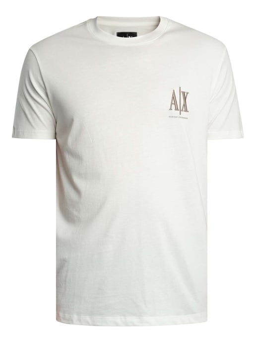 Armani Exchange T-Shirt Mit Großem Logo Auf Der Brust, Weiß - Image 5
