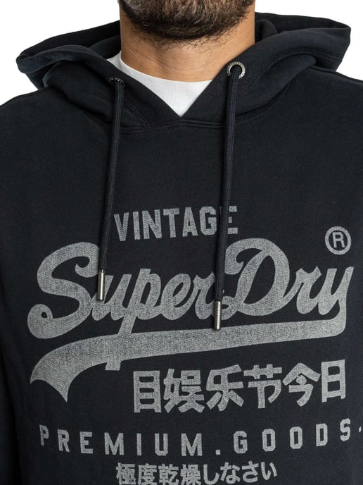 Superdry Klassischer Hoodie Mit Vintage-Logo, Blau - Image 5