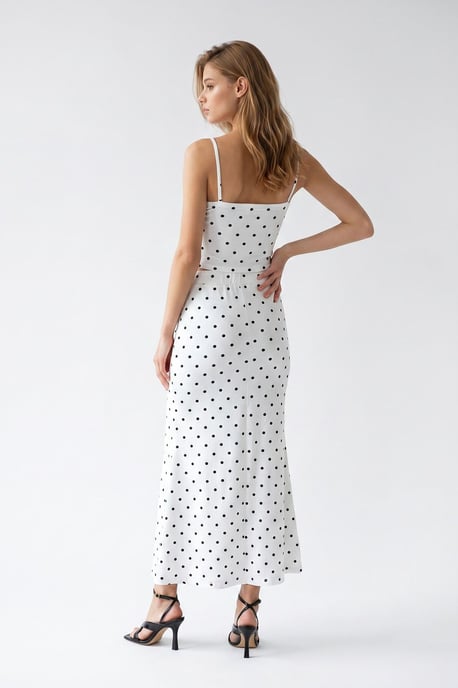 Damen Hochsitzt Polka Dots Zweiteiliges Set - Image 6