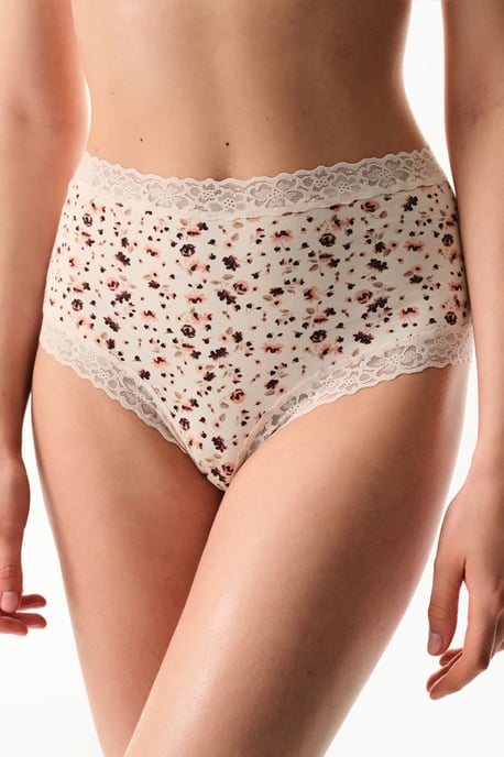 Entspanntes Baumwoll-Hochwaist-Unterkleid - Image 1