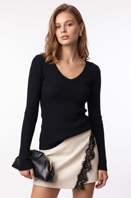 Damen Viskose-Kaschmir-Mix Pullover - Image 5