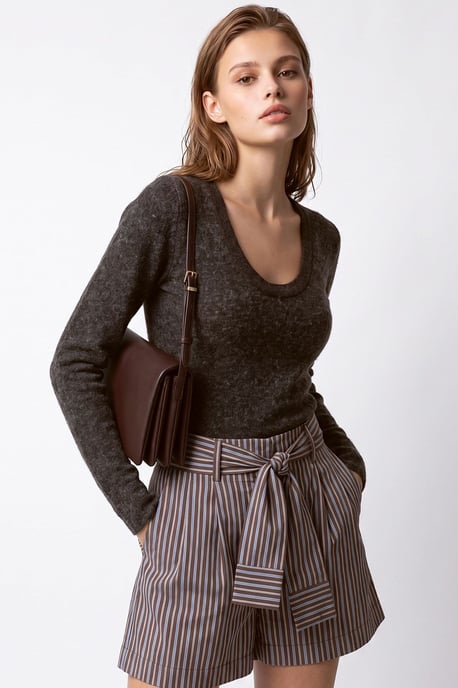 Damen Viskose-Mischung Kaschmirpullover - Image 1