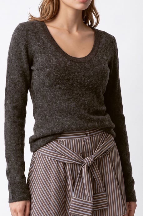 Damen Viskose-Mischung Kaschmirpullover - Image 2