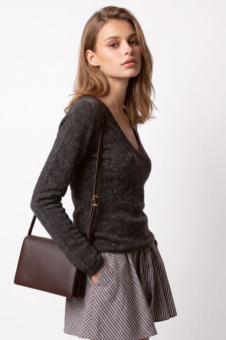Damen Viskose-Mischung Kaschmirpullover - Image 4