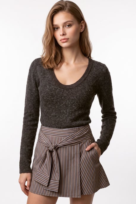 Damen Viskose-Mischung Kaschmirpullover - Image 5