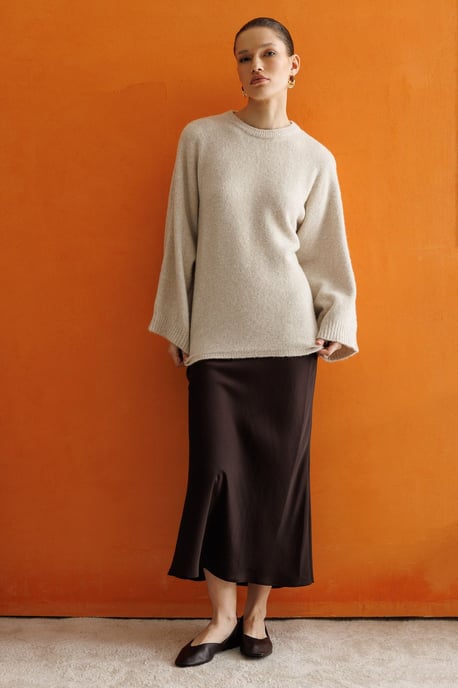 Damen Oversized Rundhalspullover - Image 2