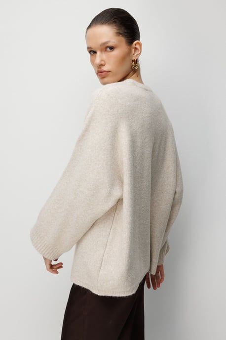 Damen Oversized Rundhalspullover - Image 5