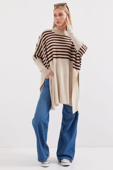 Oversized Acryl Rundhals-Pullover - Image 2