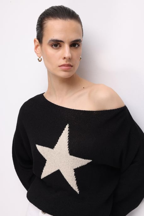 Damen Bootsausschnitt Pullover - Image 2