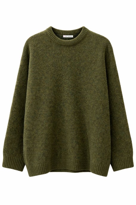 Damen Oversized Rundhals-Pullover - Image 1