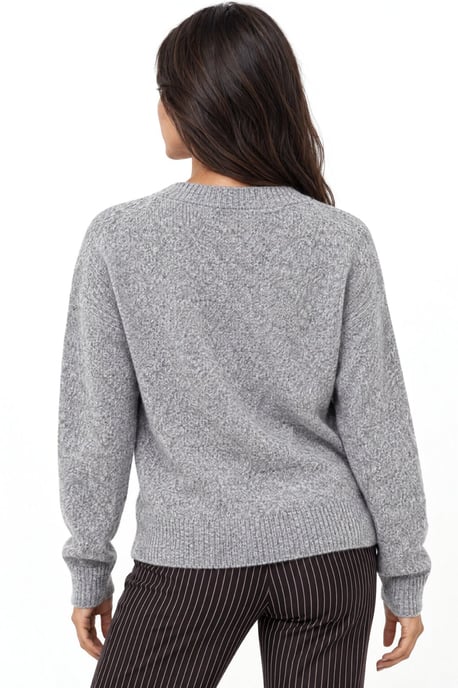V-Ausschnitt Langarmpullover - Image 5