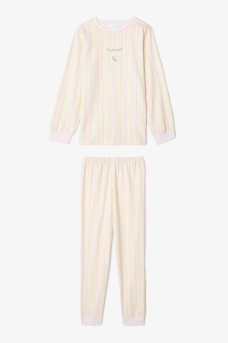 Optic Girls Knackiges Blumenmuster Langarm 2-Teiliges Pyjama-Set - Image 5