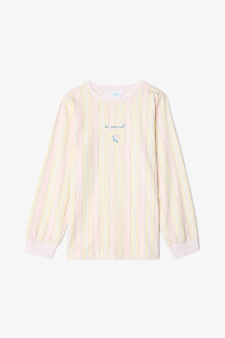 Optic Girls Knackiges Blumenmuster Langarm 2-Teiliges Pyjama-Set - Image 6