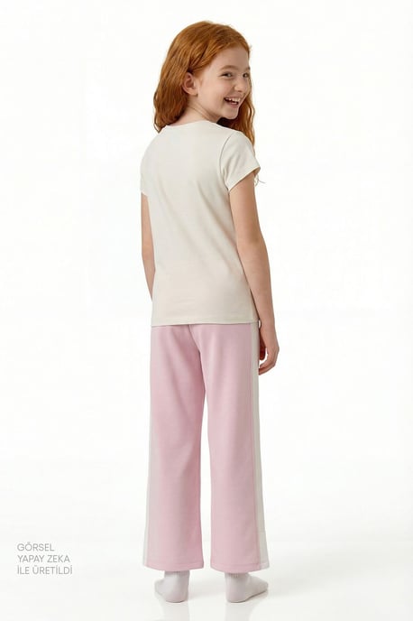 Mädchen Gute-Nacht Kurzarm-Pyjama-Set - Image 3