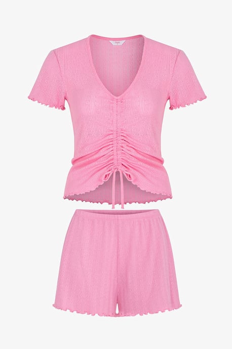 Rosalie Pointel Kurzarm Shorts Pyjama Set - Image 5