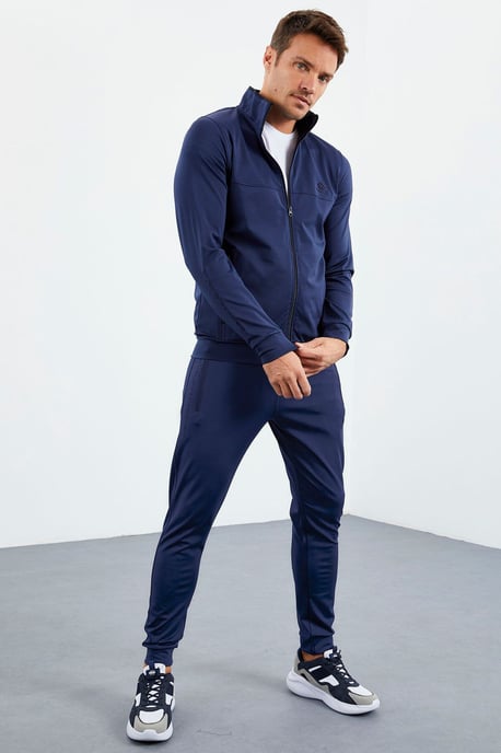 Herren Scuba Strick Sweatshirt und Hosen Set - Image 4