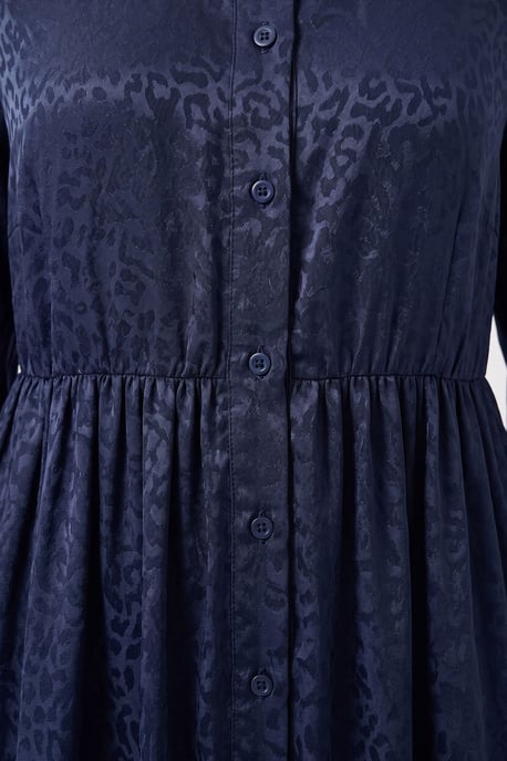 Knopf-Front Maxi-Kleid mit Taillenband - Image 2