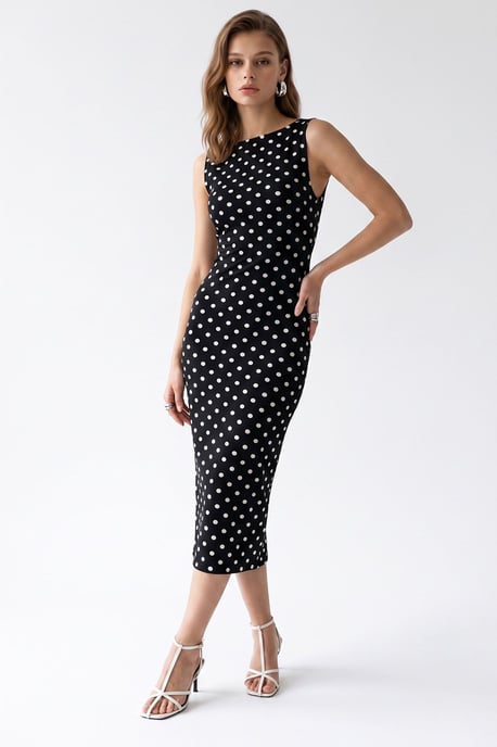 Baumwoll-Maxi-Kleid - Image 4