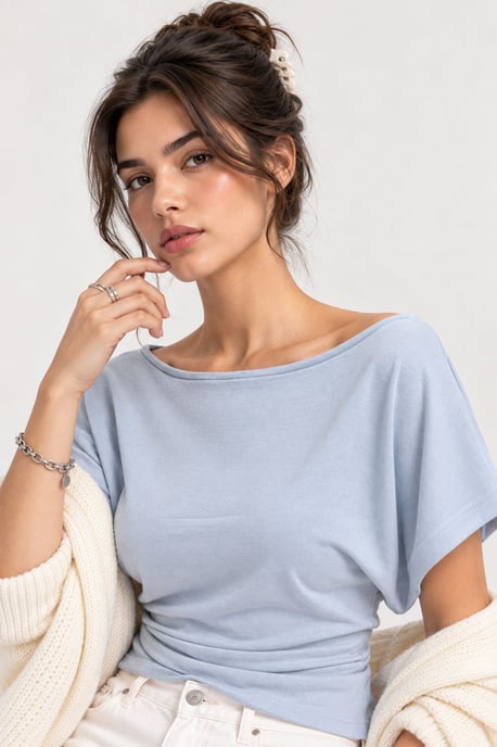 Damen Baumwollbluse - Image 2
