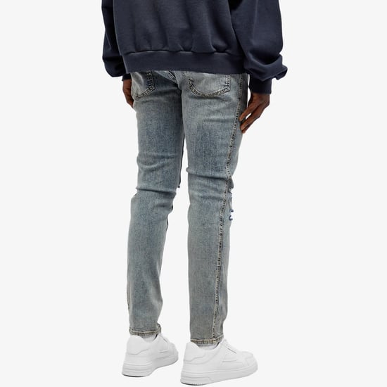 Represent Detroyer Herren Jeans in Blue Cream - Image 2