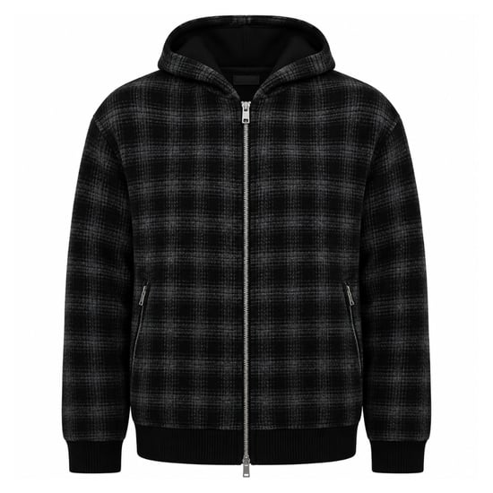 Represent Waffle Herren Grau/Schwarz Trainingsjacke - Image 1