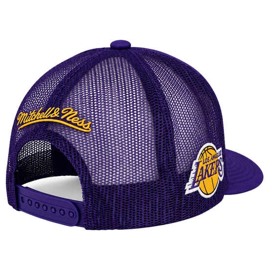 Mitchell & Ness NBA Los Angeles Lakers Satin Trucker Lila Cap - Image 2