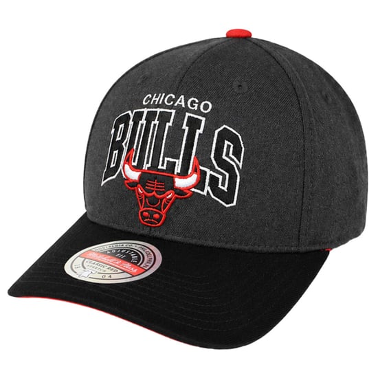 Mitchell & Ness NBA Chicago Bulls G2 Team Bogen Grau Cap - Image 1