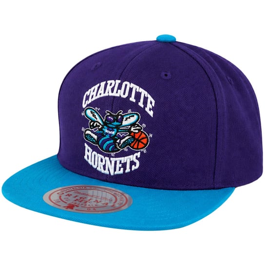 Mitchell & Ness NBA Charlotte Hornets Wolle 2-Ton Blaue Mütze - Image 1