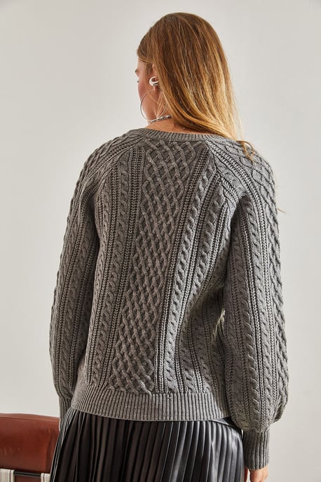 Strickpullover mit Knopfkragen - Image 2