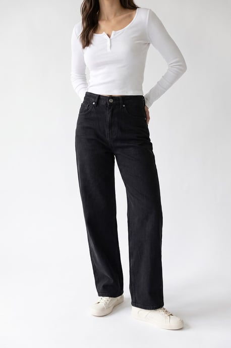 Damen gerade geschnittene Hose - Image 2