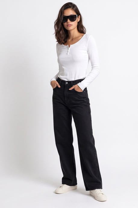 Damen gerade geschnittene Hose - Image 5
