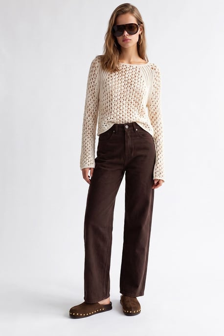 Damen gerade geschnittene Hose - Image 3
