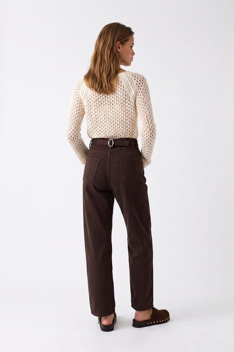 Damen gerade geschnittene Hose - Image 5
